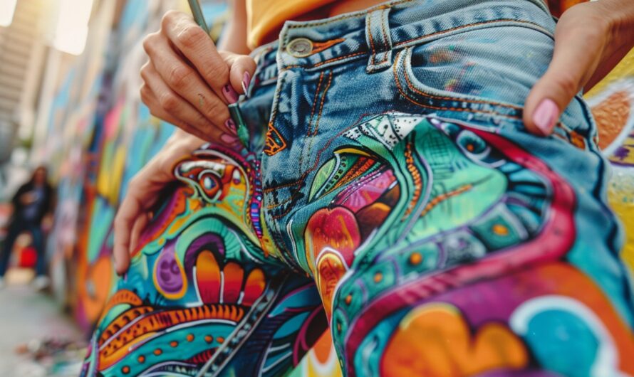 Comment dessiner sur un jeans : transformez vos vêtements en œuvre d’art textile