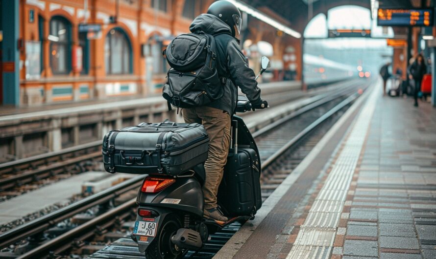Comment transporter un scooter en train : conseils pratiques pour un voyage sans tracas