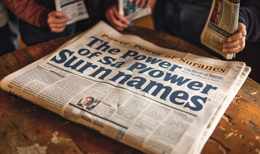 De quelle manière les noms de famille se retrouvent-ils dans les journaux ?