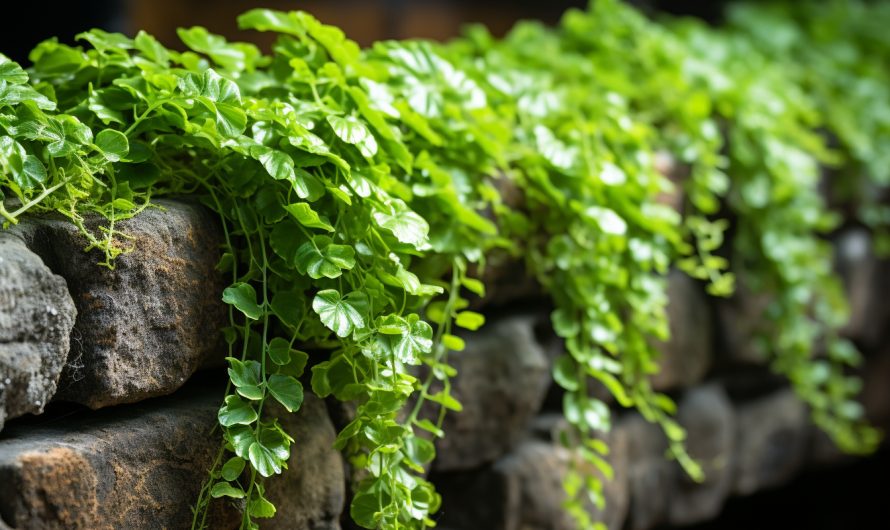 Les plantes grimpantes non invasives pour un mur végétal intérieur